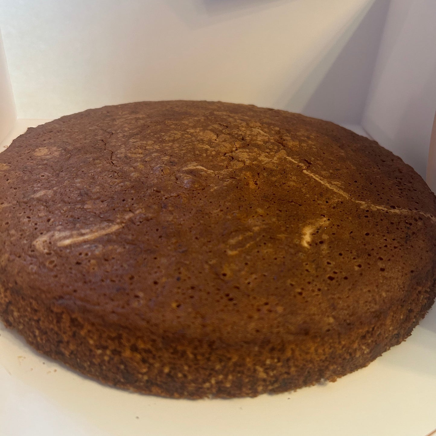 Banankake med sjokolade 25cm